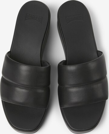 CAMPER Mules in Black