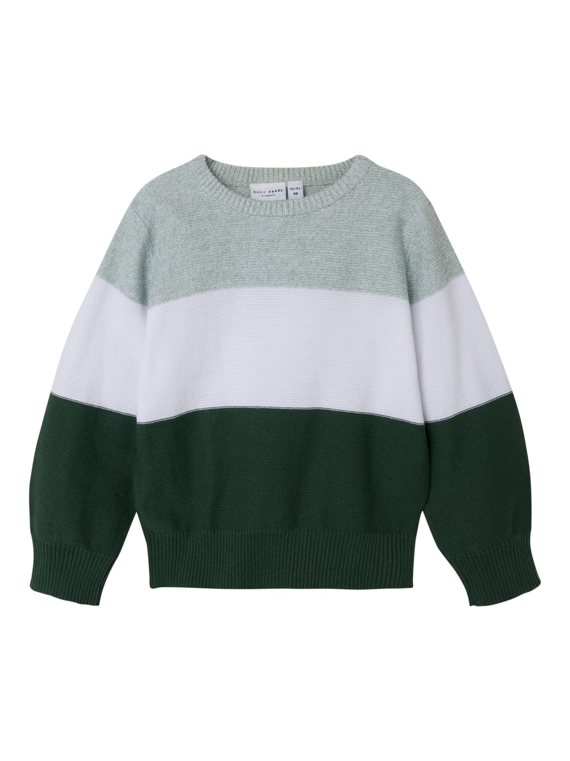 NAME IT Sweater in Green: front