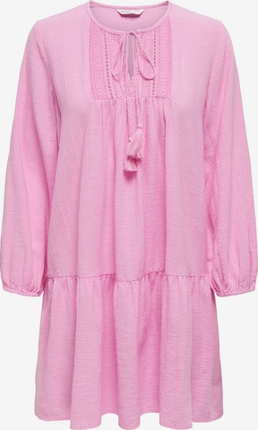 Abito camicia 'VINNIE' di ONLY in rosa: frontale