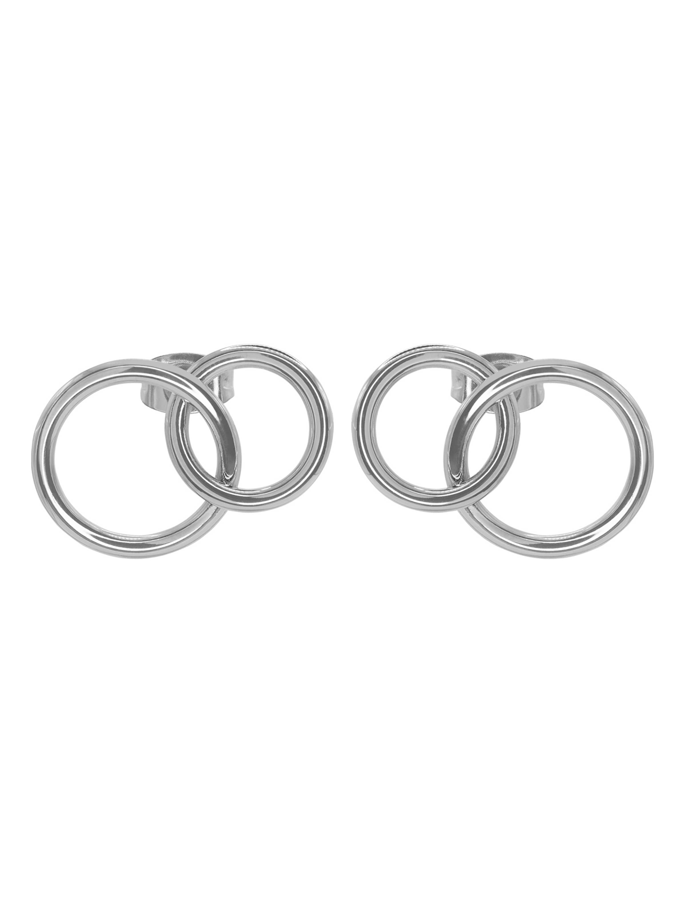 Heideman Oorbellen 'Adley' in Zilver: voorkant