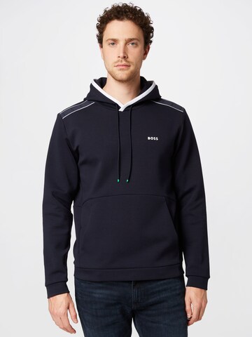 BOSS Green Sweatshirt 'Soody' i blå: forside