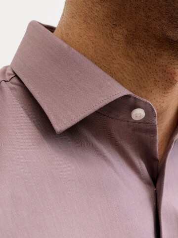 JACK & JONES Slim Fit Hemd 'JPRBLAParker' in Lila