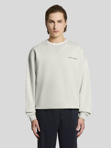 Lyle & Scott Sweatshirt in White: front