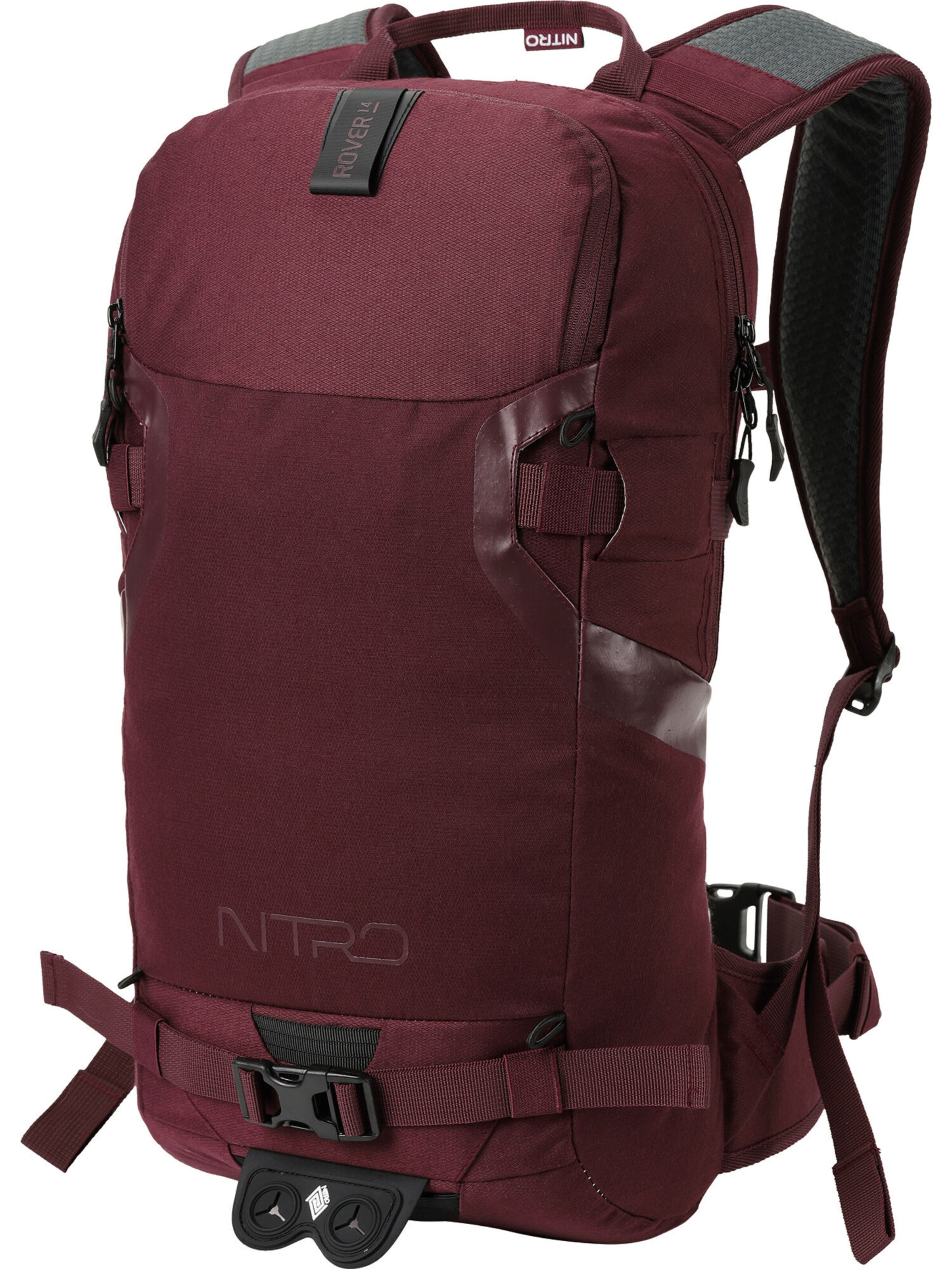 NITRO Rucksack ROVER 14 in Rot: Vorderseite