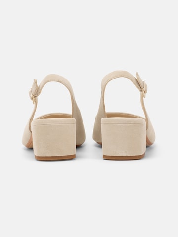 VAGABOND SHOEMAKERS Slingback pumps 'Marta' i beige
