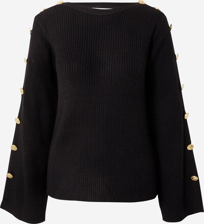 PULZ Jeans Sweter 'MELANIE' w kolorze czarnym, Podgląd produktu