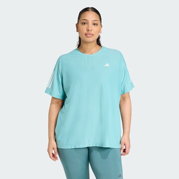T-shirt fonctionnel 'Own The Run' ADIDAS PERFORMANCE en vert : devant