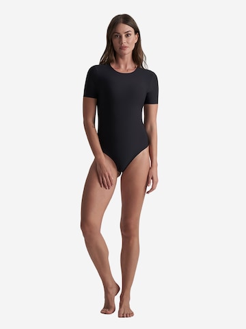 Bye Bra Shapingbody 'Low Back Bodysuit Short' in Zwart