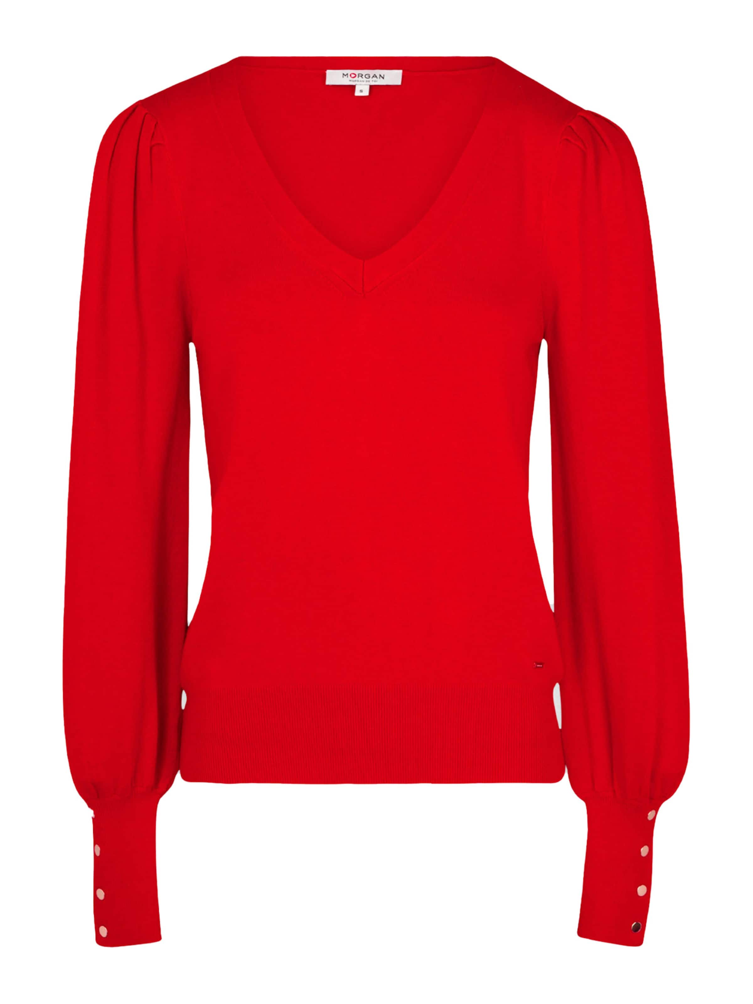 Pullover di Morgan in rosso: frontale