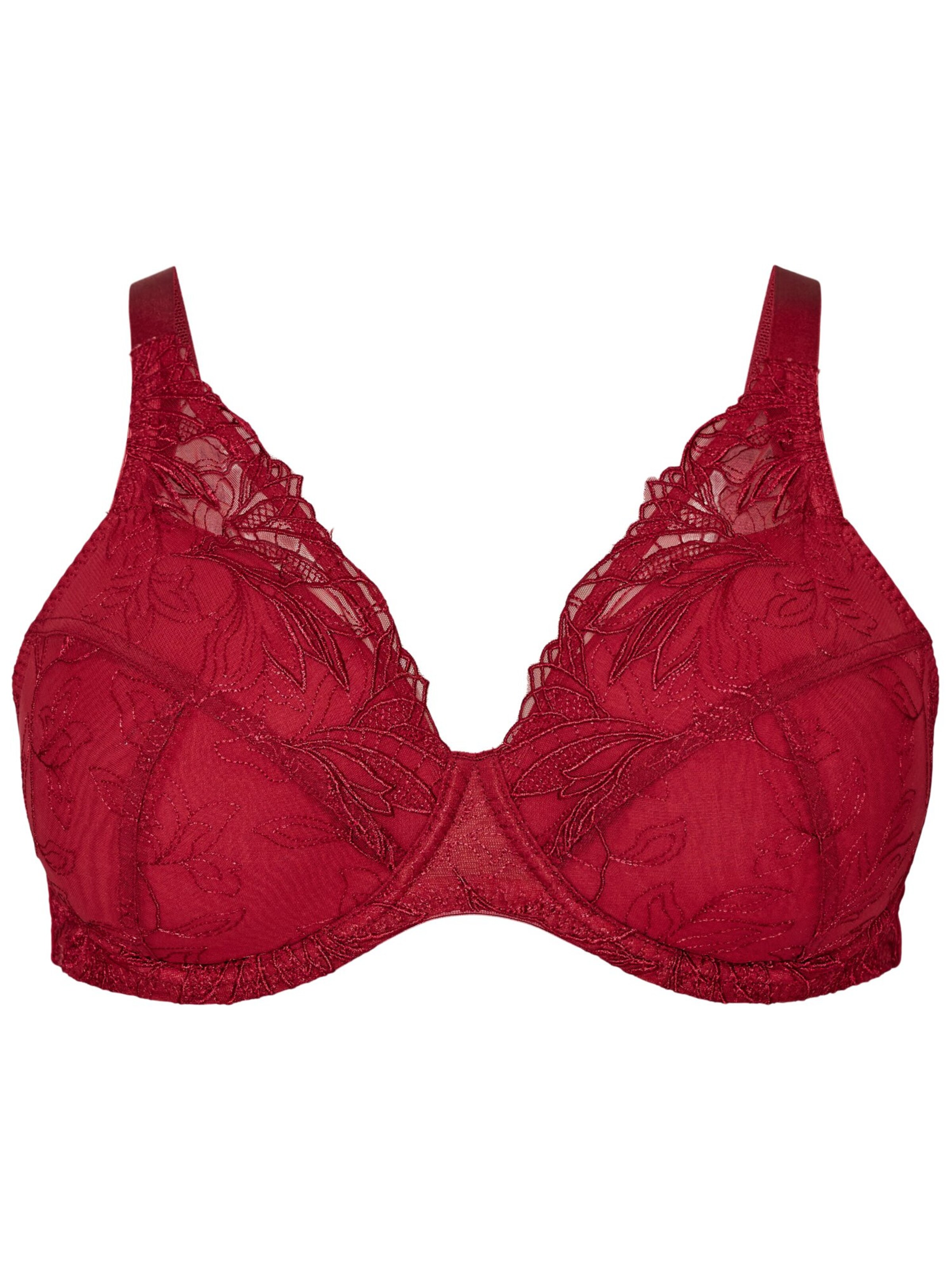 Devoted by Zizzi BH in Rood: voorkant