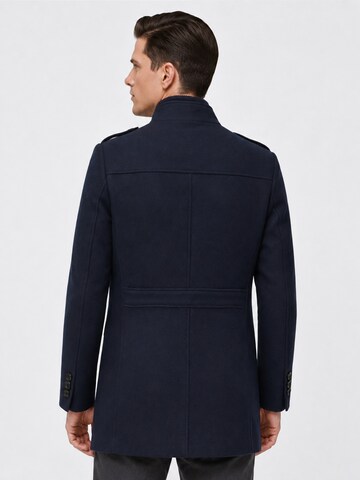ALLTHEMEN Winter Coat 'Winterruhe' in Blue