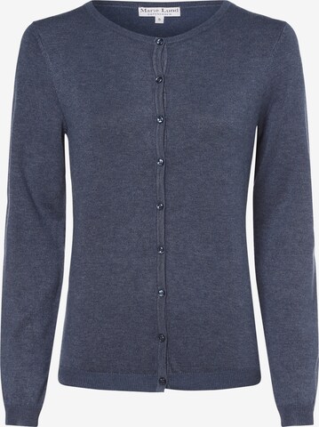Marie Lund Knit Cardigan in Blue: front