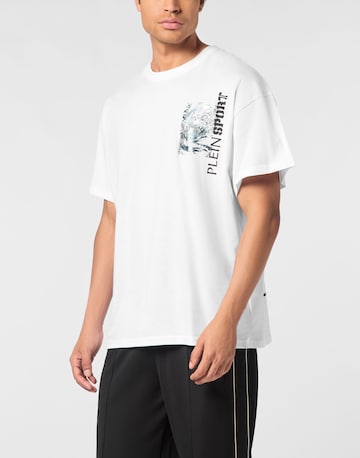 Maglietta 'Tiger' di Plein Sport in bianco