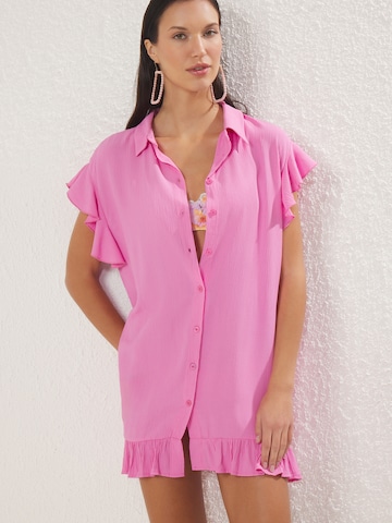 Vêtement de plage Trendyol en rose : devant