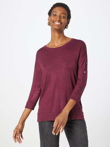 Fransa Sweater in Purple: front