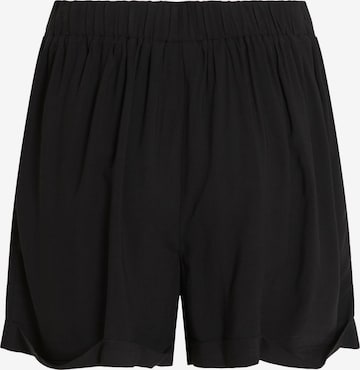 VILA Normalny krój Spodnie 'PAYA' w kolorze czarny