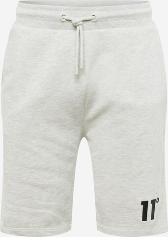 11 Degrees Trousers in Grey: front