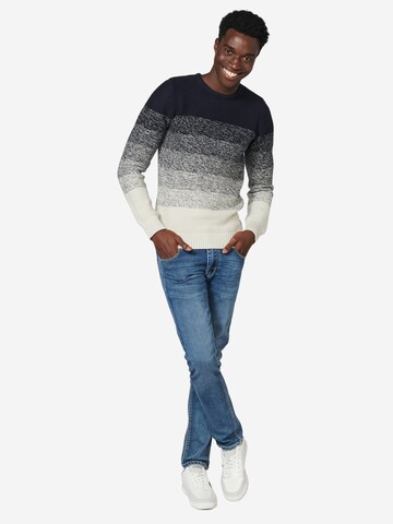 Pull-over KOROSHI en bleu