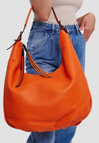 HARPA Handbag in Orange: front