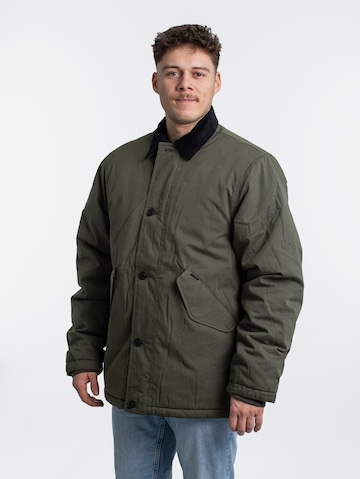 Carhartt WIP Winter Jacket 'Declan' in Green: front