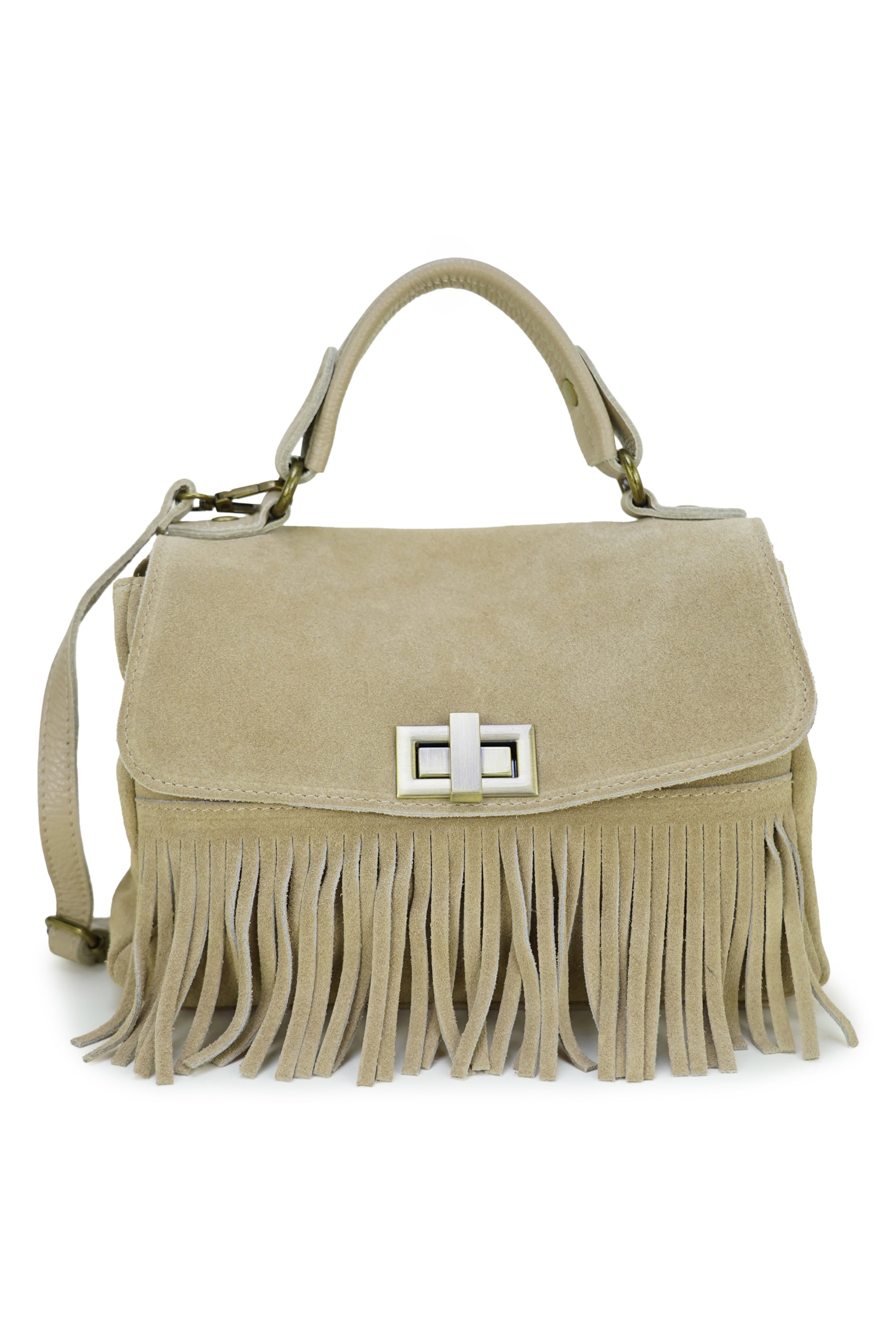 HARPA Handbag 'Boho' in Beige: front