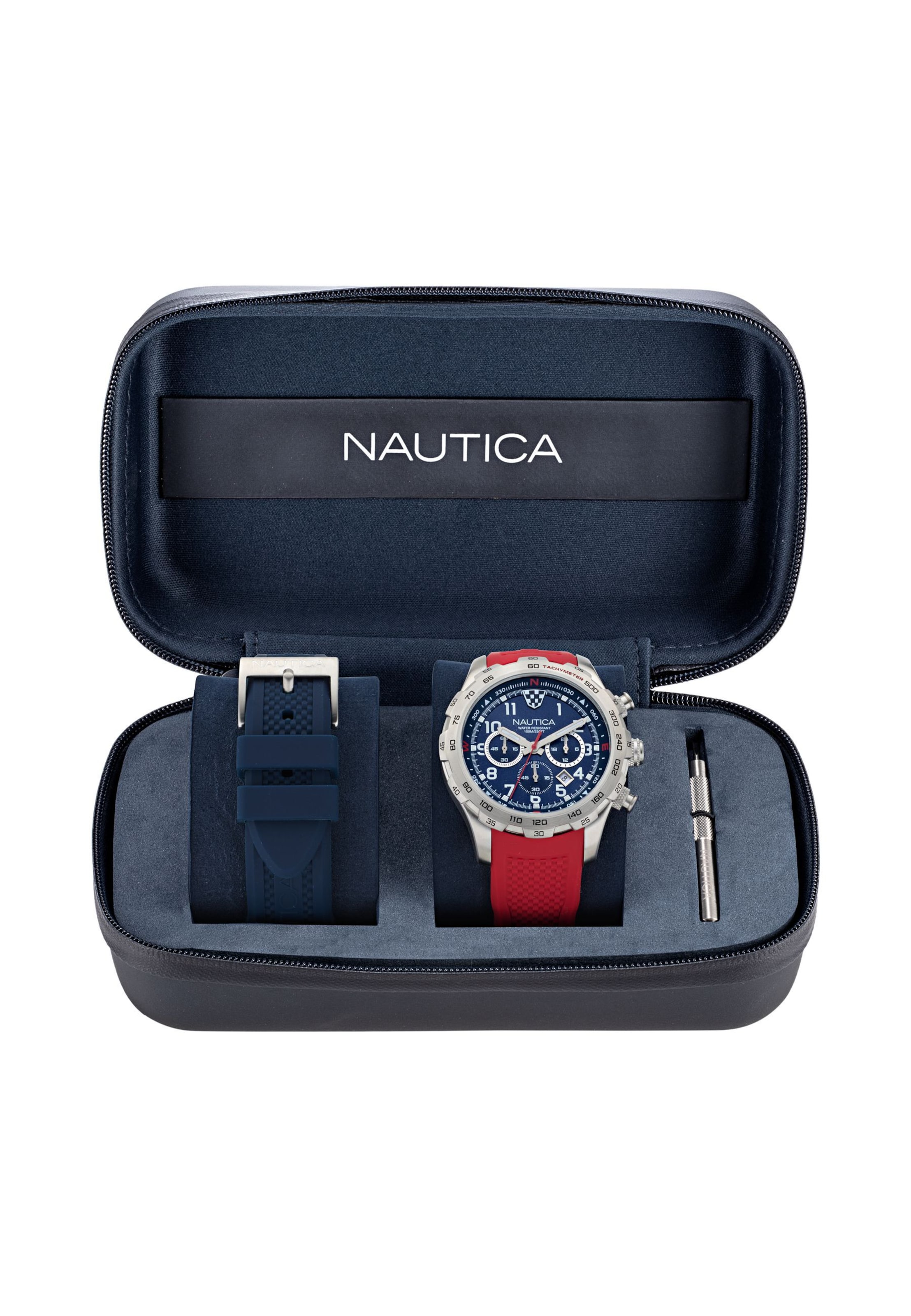 NAUTICA Analoog horloge in Rood