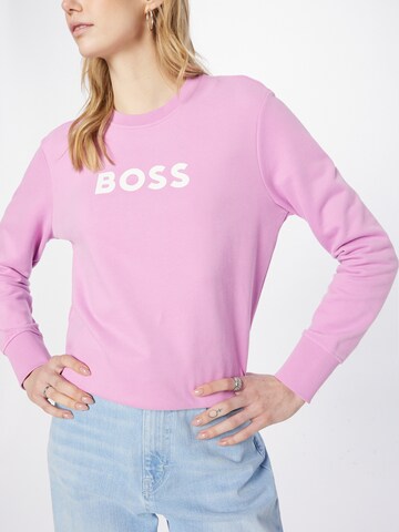 BOSS Sweatshirt 'Ela' in Pink