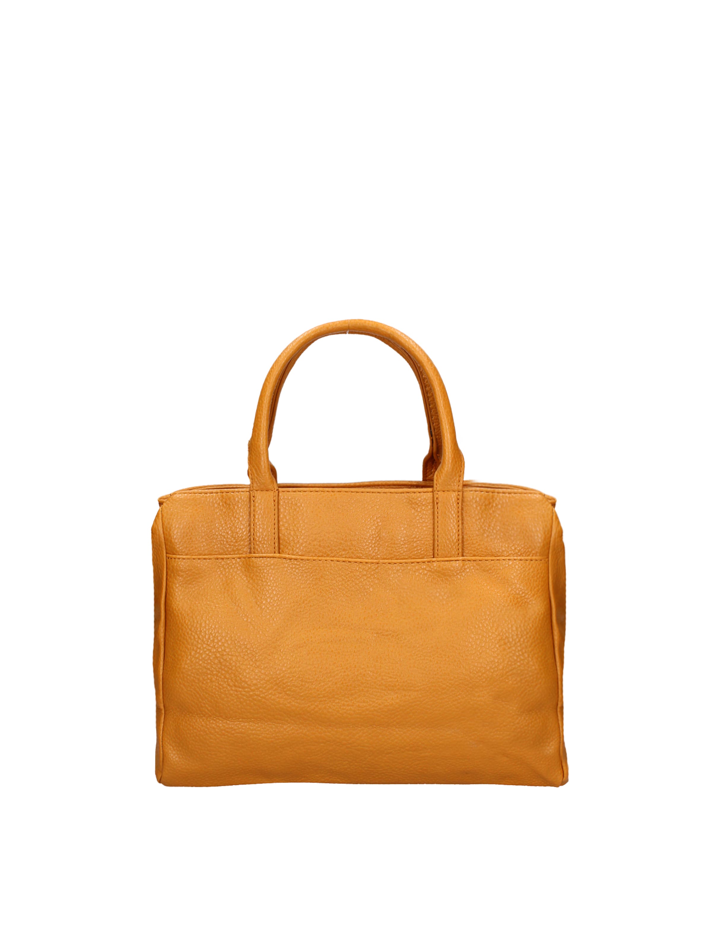 Borsa a mano 'Borsa a Mano Donna B Cavalli Ecopelle Zip - 30x22x10 cm' di B. Cavalli in giallo