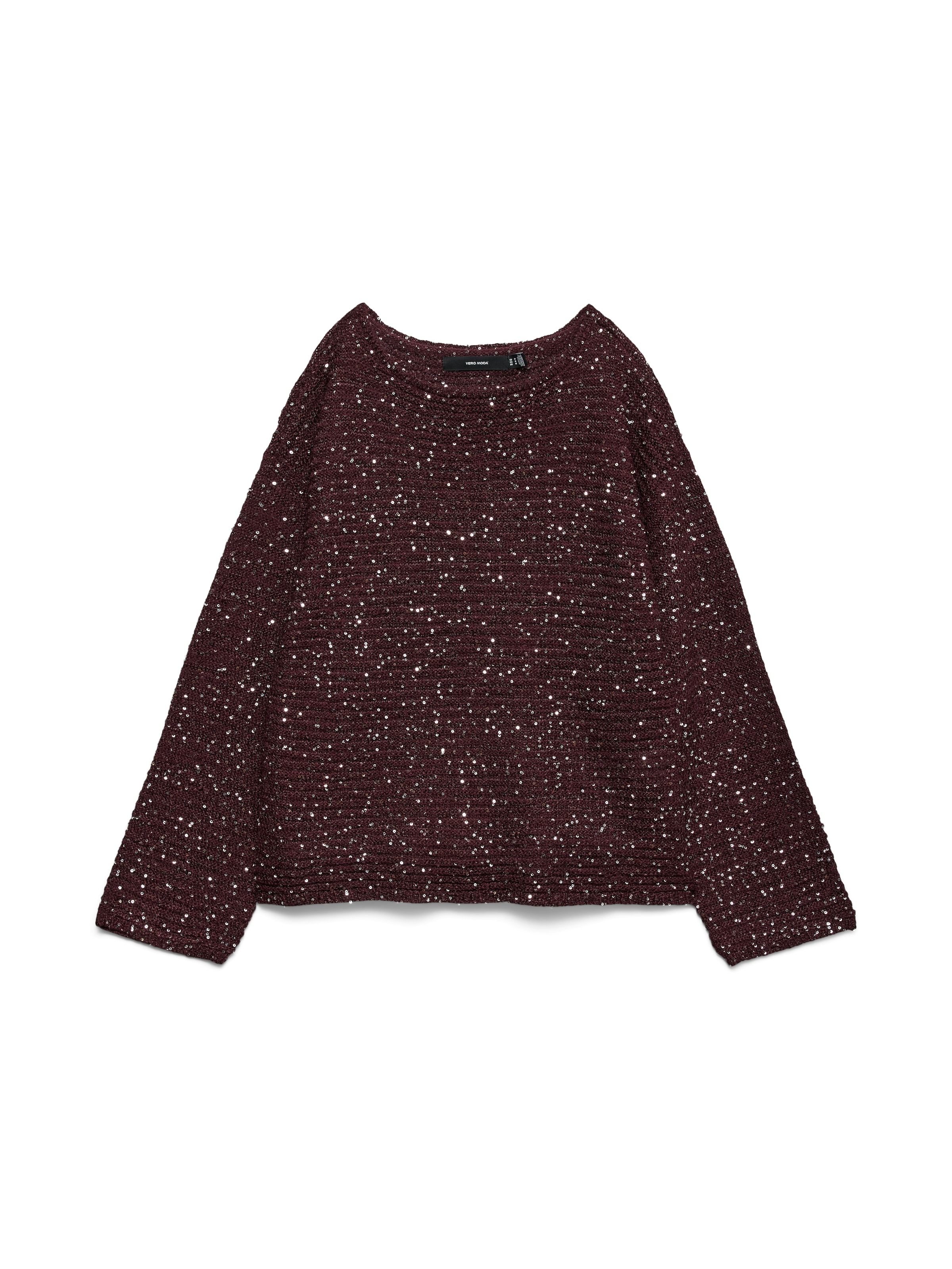 VERO MODA Strickpullover in Braun: Vorderseite
