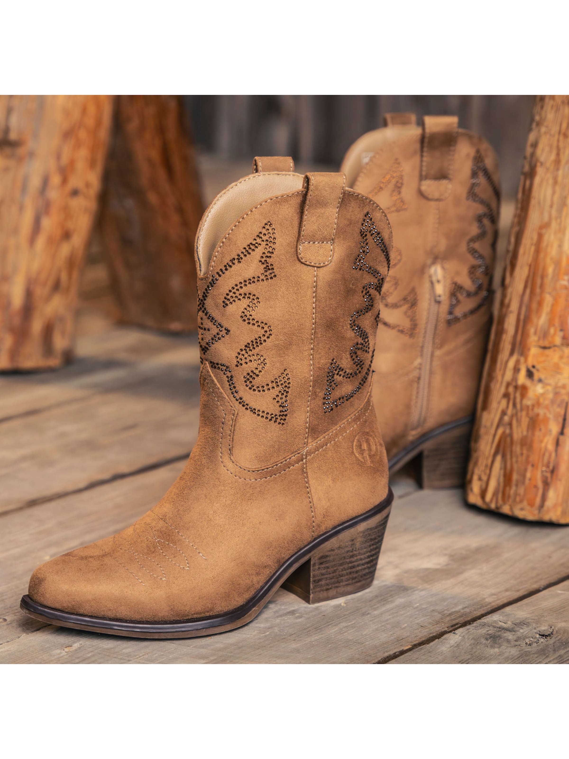 Palado by Sila Sahin Boots 'Meldy' in Brown