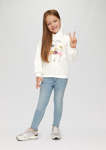 s.Oliver Sweatshirt in White