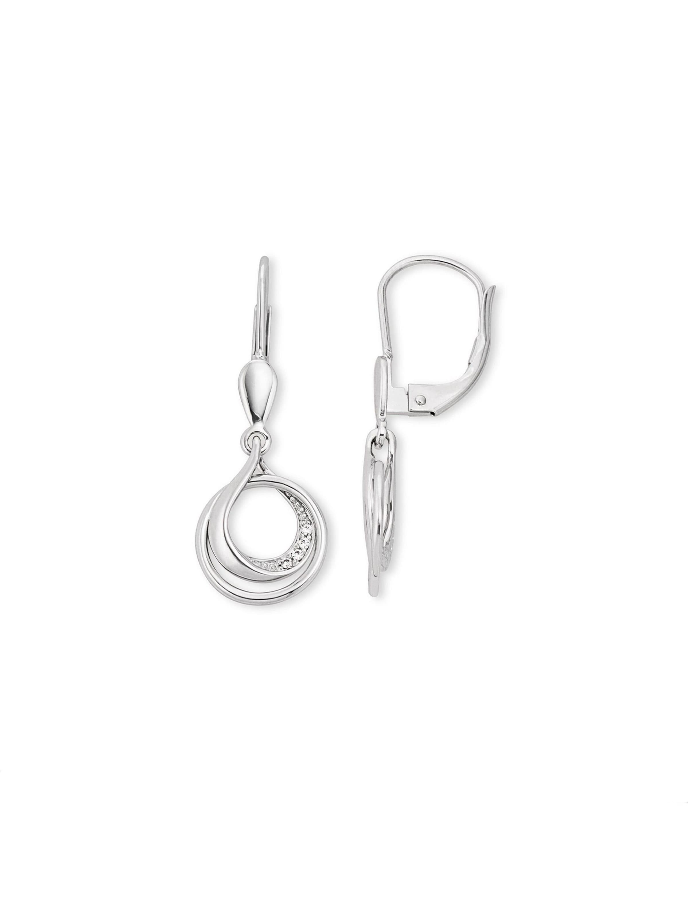 Orolino Boucles d'oreilles en argent, Vue avec produit