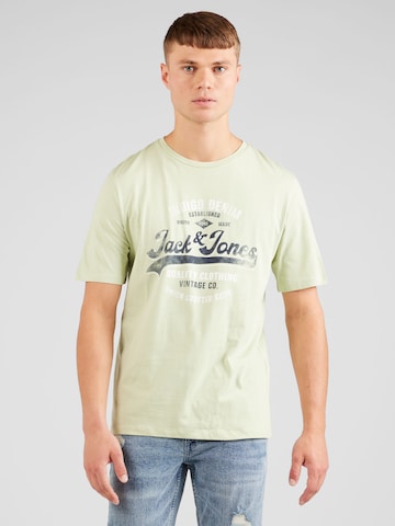 JACK & JONES Shirt 'BOOSTER' in Groen: voorkant