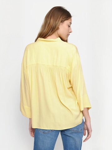 Soft Rebels - Camisa ' SRPansy ' em amarelo: atrás