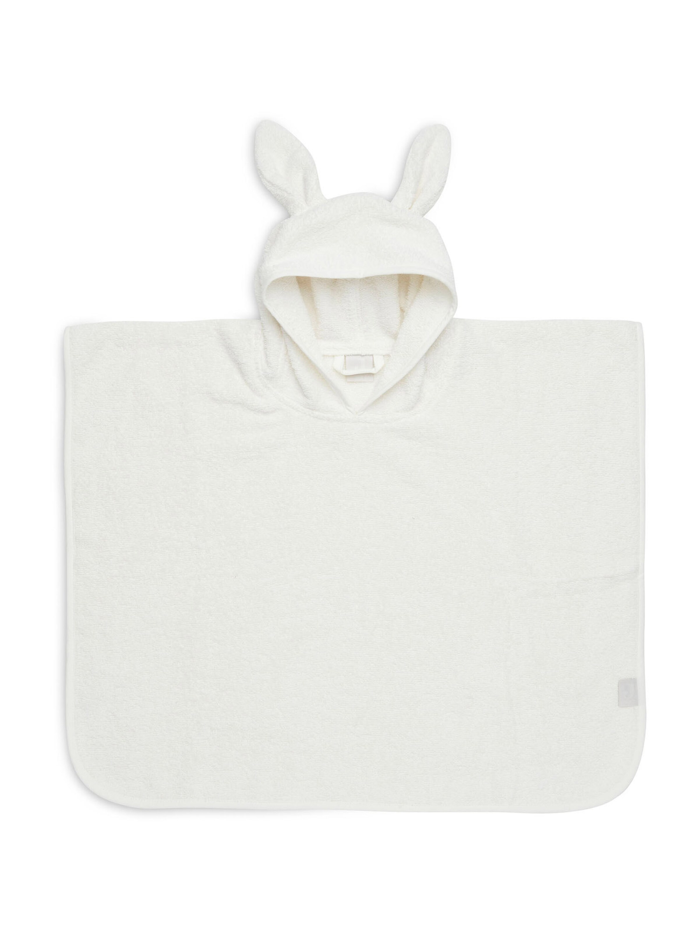 Jollein Badeponcho in Weiß: Vorderseite