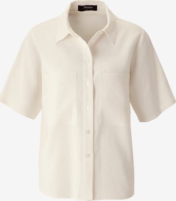 Aniston CASUAL Bluse in Weiß: Vorderseite