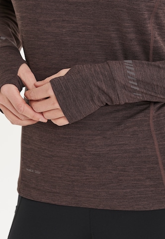 ENDURANCE Performance shirt 'Canna V2' in Brown