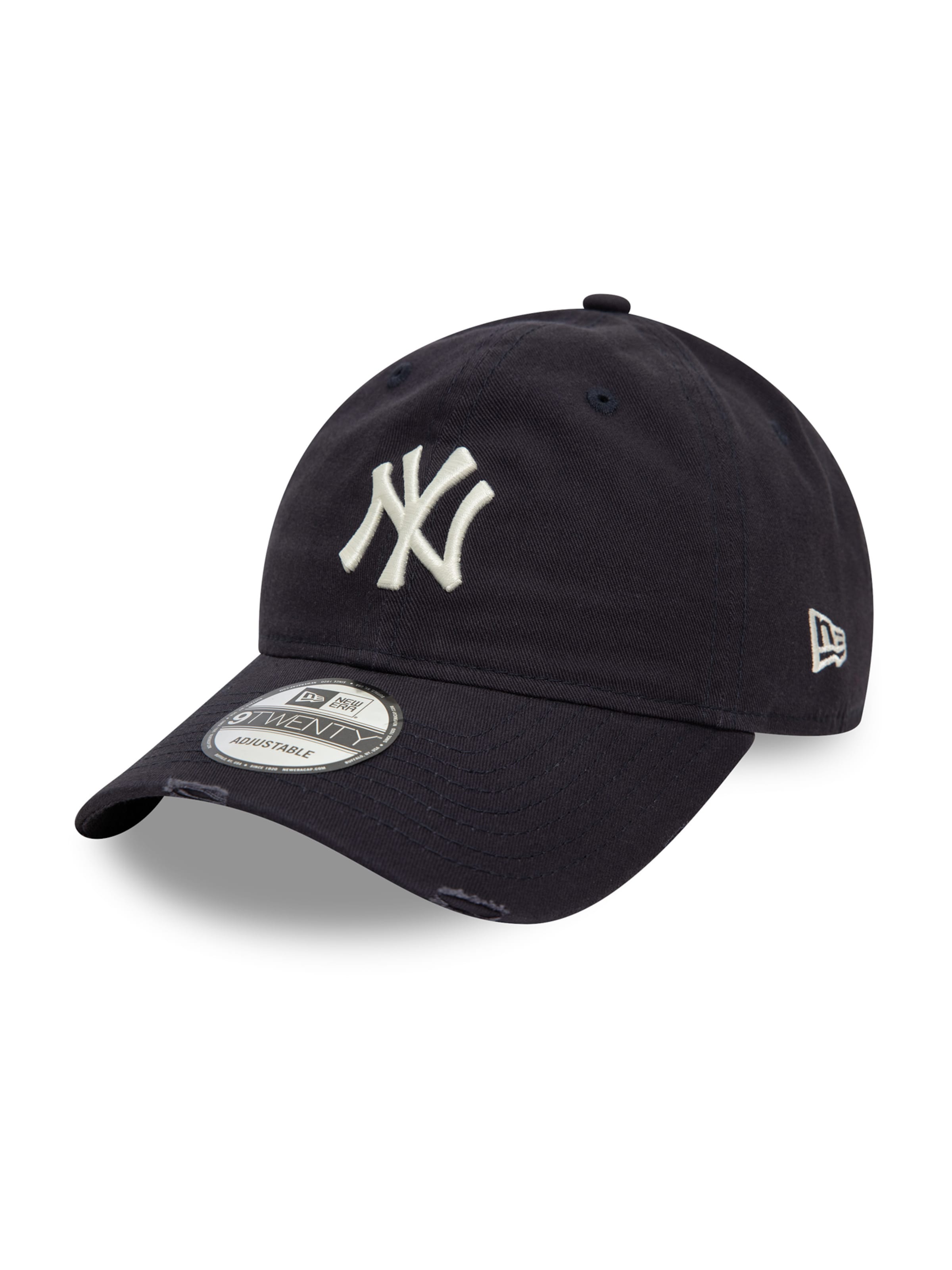 NEW ERA Hætte 'DISTRESSED 9TWENTY NEYYAN' i blå: forside