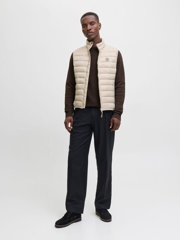 JACK & JONES Sweater 'Globe' in Brown