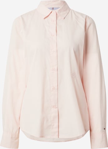 TOMMY HILFIGER Bluse 'Essential' in Pink: predná strana