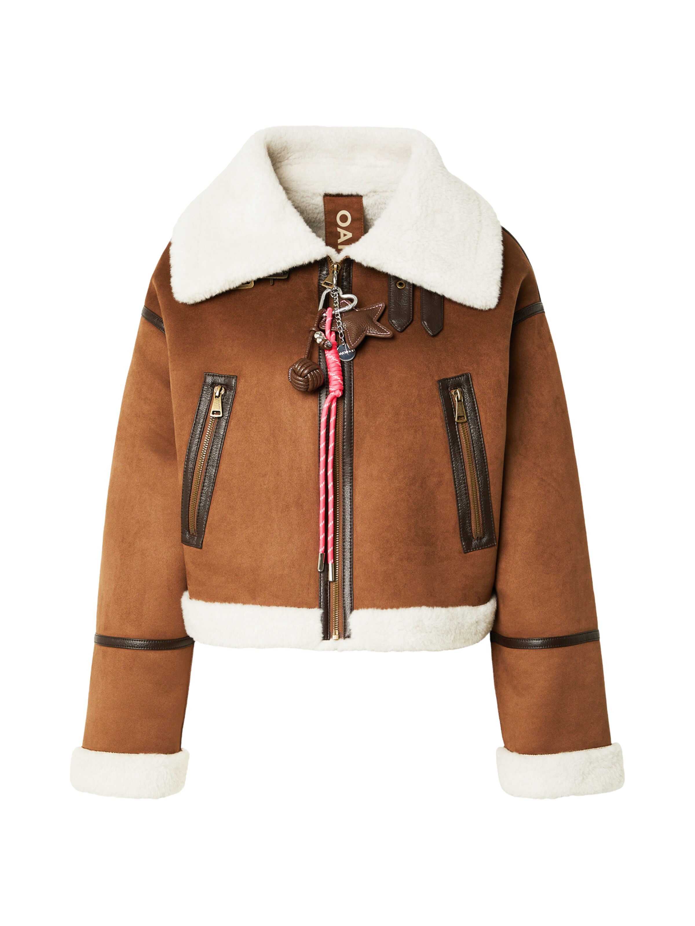 OAKWOOD Between-season jacket in Brown: front