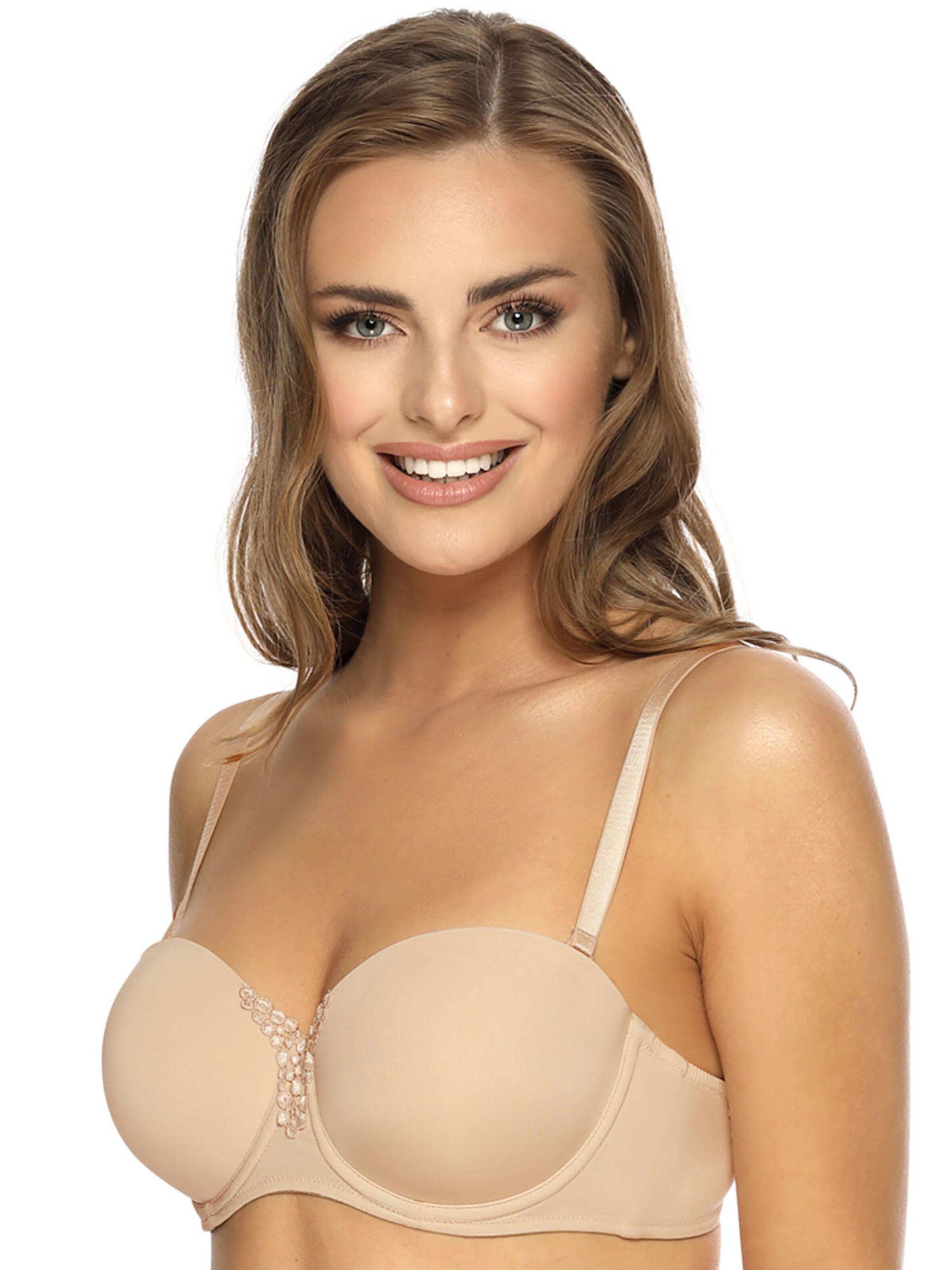 VIANIA Bandeau Bra 'Carola' in Beige