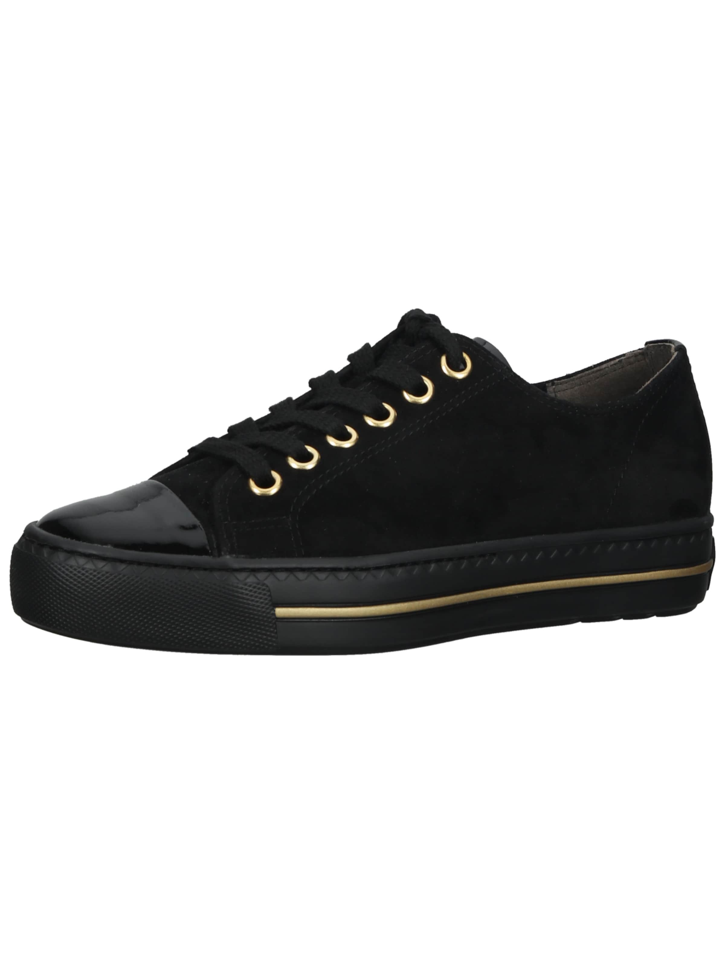 Sneaker bassa di Paul Green in nero: frontale