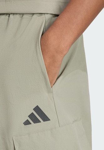ADIDAS SPORTSWEAR Loose fit Sports trousers 'City Tech' in Green