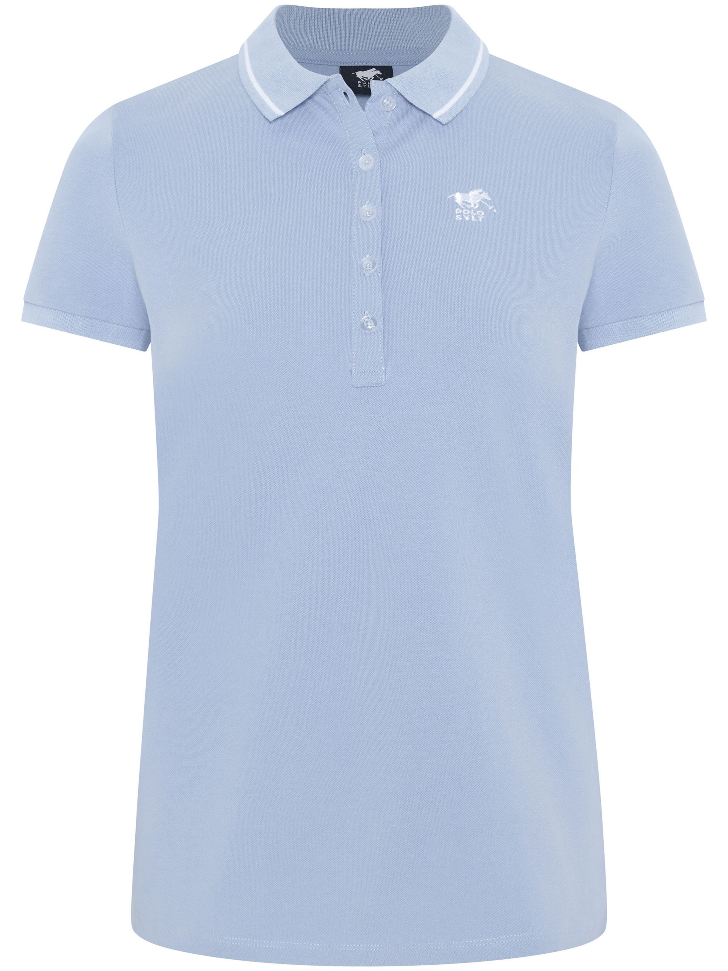Polo Sylt Shirt in Blue: front