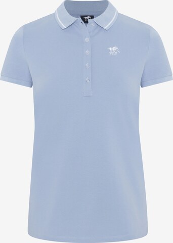 Polo Sylt Shirt in Blue: front
