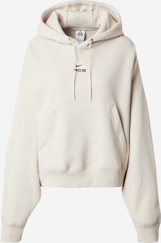 Nike Sportswear Sweatshirt 'ACG' in Beige: predná strana