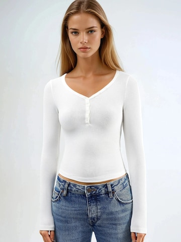 Maglietta di Busem in bianco: frontale