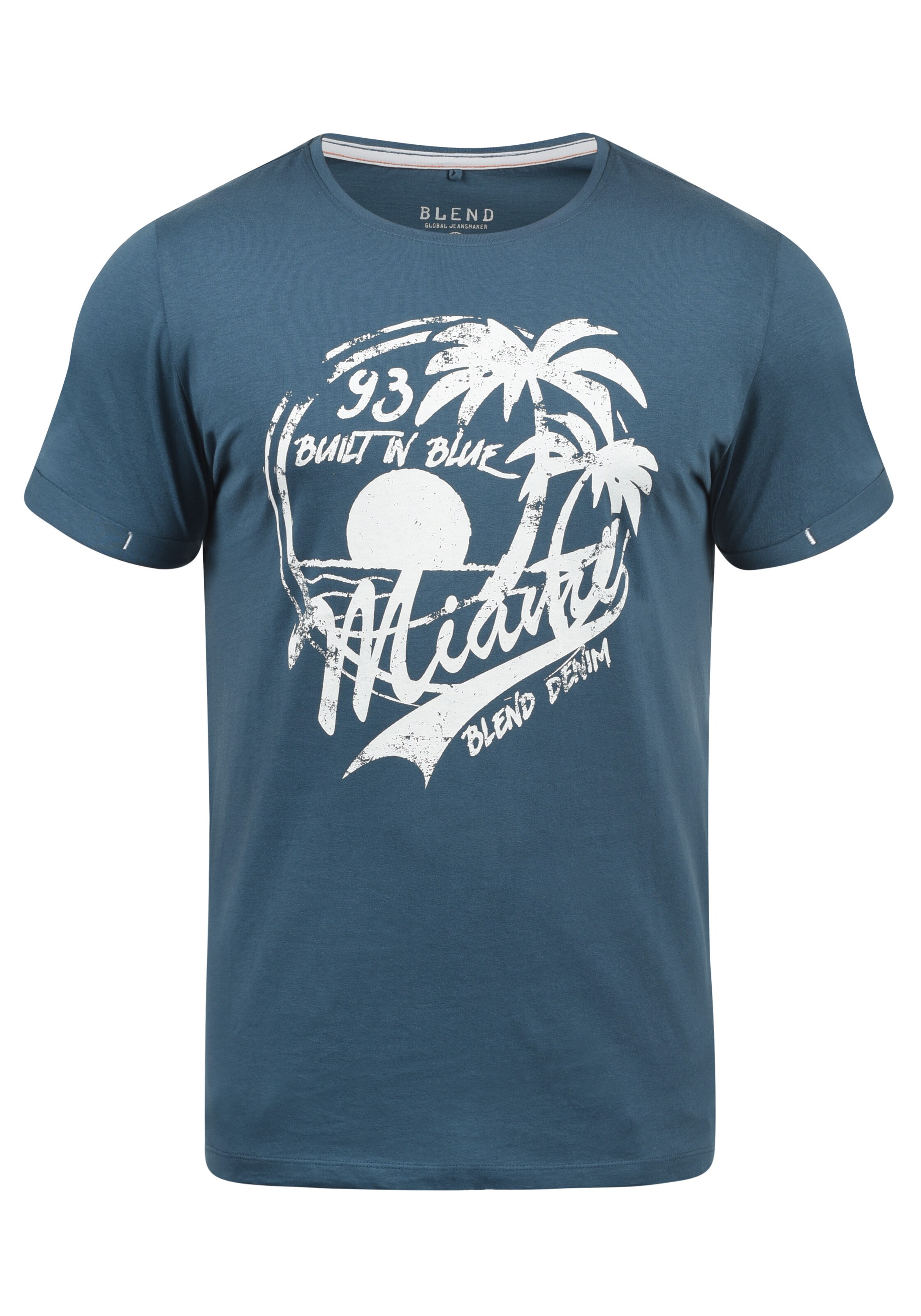 BLEND - Camiseta 'PERRY' en azul: frente