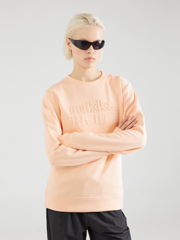 Rukka - Sweatshirt de desporto 'YLISIPPOLA' em laranja: frente